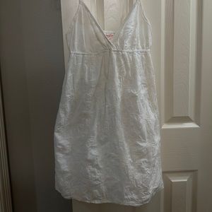 white mini dress small